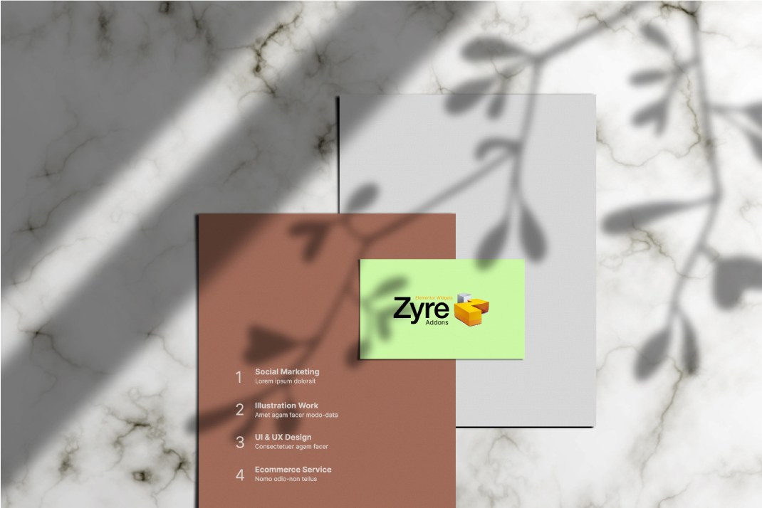 Stationery graphic design